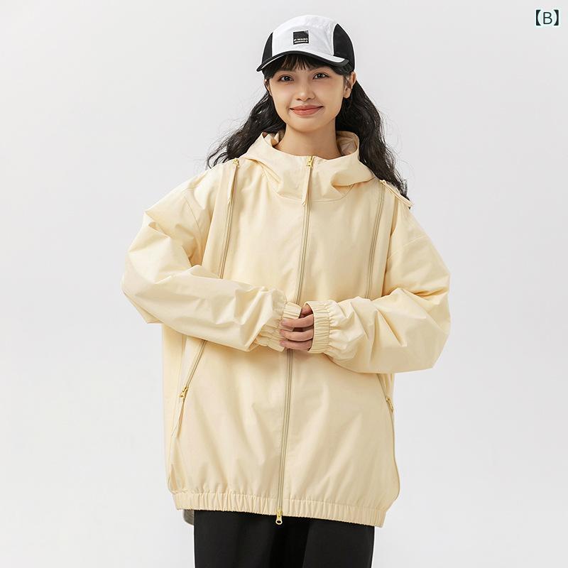 マウンテンパーカー メンズ 春秋 アウトドア 登山服 ワークウェア 防風 フード付き 登山 キャンプ 通勤 デザイン性 機能性 山系 カジュアル アメカジ 軽量 耐久性 通気性 ブラック カーキ ネイビー wonder-depo-10547875 ワンダーデポ サンプル画像3