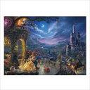 テンヨー(Tenyo) 【日本製】 2000ピース ジグソーパズル ディズニー トーマス・キンケード 美女と野獣 Beauty and the Beast Dancing in the Moonlight (73x102cm) D-2000-632 スペシャルアートコレクション のり付き ヘラ付き サービスカード付き