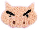 ティーズファクトリー クレヨンしんちゃん モコモコ 刺繍 ステッカー ぶりぶりざえもん H4.5×W6.1×D0.3cm KS-5541602BU