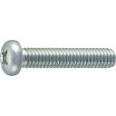 TRUSCO(トラスコ) ナべ頭小ネジ 三価 白 全ネジ M6×12 53本入 B701-0612