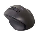 Digio2 究極のカタチ Bluetoothマウス 5ボタン Blue LED Sサイズ ブラック Z8318