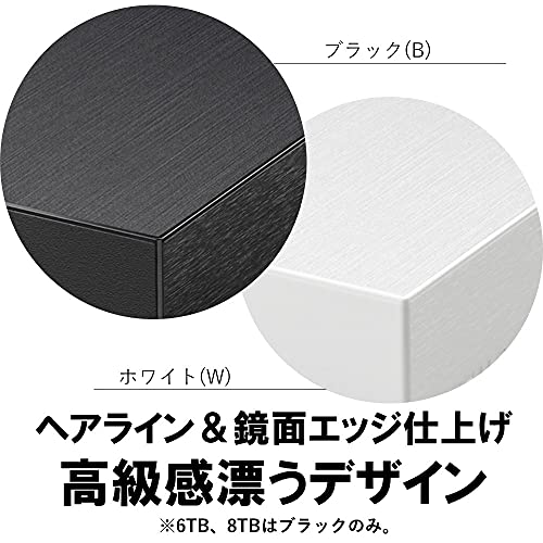 バッファロー USB3.2(Gen.1)対応外付けHDD メカニカルハードデイスク 8TB ブラック HD-LE8U3-BB