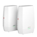 バッファロー WiFi ルーター 無線 LAN Wi-Fi 6 11ax / 11ac AX3000 2401+573Mbps メッシュWi-Fi ペアリング済み2台セット 【 iPhone 15 / 14 / iPhone SE (第三世代) / Nintendo Switch / PS5 動作確認済み 】 エコパッケージ WNR-3000AX4/2SN
