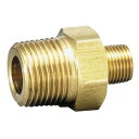 フローバル 【RoHS】黄銅製異径ニップル GRN(R)-0302-BS 3/8x1/4