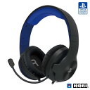 【PS5動作確認済】ホリゲーミングヘッドセット スタンダード for PlayStation®4 ブルー【SONYライセンス商品】