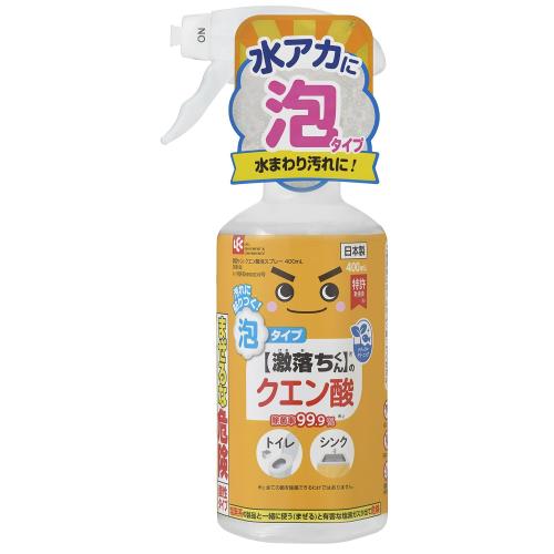 レック(LEC) 除菌率99.9% クエン酸の激落ちくん 泡スプレー 400ml レック(LEC) 除菌率99.9% クエン酸の激落ちくん 泡スプレー 400ml