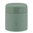ZOJIRUSHI 象印マホービン ステンレス保温スープジャー ランチジャー シームレスせん 300ml マットグリーン ふたとパッキンが一体化 お手入れ簡単 ...
