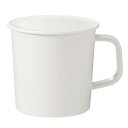 無印良品 ポリプロピレンふた付きマグカップ・白 270ml/直径8×高さ8cm 02181222
