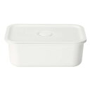 無印良品 ポリプロピレン保存容器になるバルブ付弁当箱・白 レクタングラー/約325ml MDC10A8S