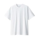 無印良品 紳士 天竺編みクルーネック半袖Tシャツ メンズ AB1MIA4S 白 紳士L
