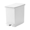無印良品 再生ポリプロピレン入りペダル式ダストボックス 小 20/30L袋用 容量21.2L 両開きフタ付き 83870478