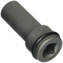 TRUSCO(トラスコ) インパクト用ロングソケット(差込角19.0)対辺21mm T6-21AL