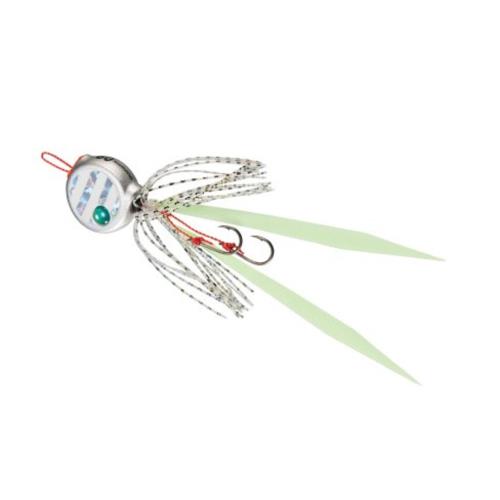 シマノ(SHIMANO) メタルジグ 炎月 フラットバクバク 180g EJ-718R 10J ゼブラフォール
