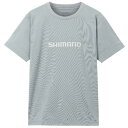 シマノ(SHIMANO) ドライロゴTシャツ ショートスリーブ SH-021W グレー XS