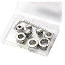 LOYELEY ドリルストップセット 3-10mm 8本入り ドリルストップリング ドリルストッパー 間隔リングポジショナーロケーター 掘削制限 六角レンチ 収...