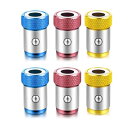 LOYELEY マグネタイザー 6.35mm 6個セット 炭素鋼 電動ドライバー マグネットマグネッ ビットセット 六角軸ビット 丸軸ビット対応 着磁 ツール