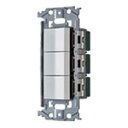 パナソニック(Panasonic) SO-STYLE 埋込スイッチセット スイッチC×3 マットホワイト WNSS50222W