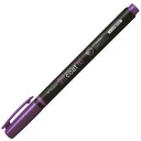 トンボ鉛筆 蛍光ペン 蛍コート80 紫 (強いペン先! ポリマーコート芯) シングルタイプ 10本 WA-SC97-10P