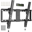 1homefurnit 壁掛けテレビ 金具 37-82インチ対応 テレビ 壁掛け 軽量薄型 耐荷重60kg VESA最大対応600x400mm 角度調節 取付簡...
