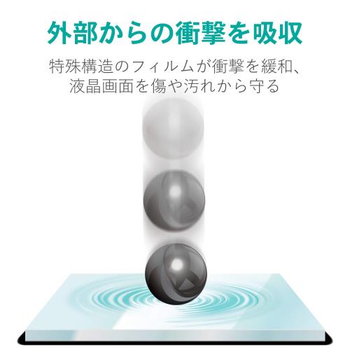 エレコム POCKETALK ポケトーク S 用 液晶保護フィルム 衝撃吸収 反射防止 日本製 PM-PKTSFLP