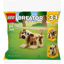 LEGO クリエイター 30666 ギフト 動物 犬 クマ リス 3イン1 ポリ袋入り 75ピースセット