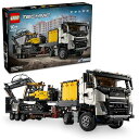 レゴ(LEGO) テクニック ボルボ FMX トラック & EC230 電気掘削機 おもちゃ 玩具 誕生日 プレゼント ブロック 男の子 女の子 子供 10歳 11歳 12歳 小学生 乗り物 車 ミニカー 42175
