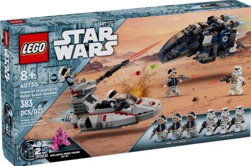 レゴ(LEGO) スター・ウォーズ インペリアル・ドロップシップと反乱軍スカウト・スピーダーの戦い 40755 おもちゃ 男の子 女の子 8歳以上