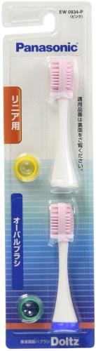 パナソニック 替えブラシ ドルツ オーバルブラシ 2本組(6か月分) ピンク EW0934-P