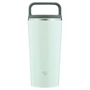 象印マホービン(ZOJIRUSHI) 水筒 ふた付きタンブラー キャリータンブラー 持ち運び可能 シームレスせん ハンドルタイプ 300ml ウォータリーグリー...