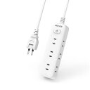 Mscien 延長コード 3m 電源タップ 雷ガード 9個口 MSCIEN コンセント タップ テーブル 壁掛け OAタップ たこあしコンセント 分岐 一括スイッチ スイングプラグ(2)