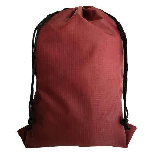 [RUSUNM] 巾着袋 大きな 特大サイズ ナイロン 防水 無地 収納袋 大容量 着替え袋 布団 衣類 体操服袋 温泉バッグ 浴衣 買い物袋 靴袋 寝具 旅行 男の子 女の子 洗える（ワインレッド 40x60cm）