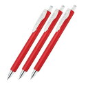 ゼブラ ジェルボールペン サラサナノ 0.3mm 赤3本セット JJH72-R3-AZ