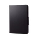 エレコム iPad 第11世代 A16 11インチ (2025) 10.9インチ 第10世代 (2022) ケース カバー フラップケース フリーアングル ソフトレザー素材 オートスリープ/ウェイク対応 ブラック TB-A22RWVFUBK
