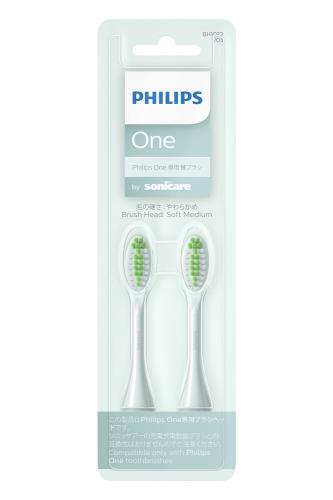 フィリップス 替えブラシ ソニッケアー Philips One専用替えブラシヘッド (2本) BH1022/03 ミント フィリップス 替えブラシ ソニッケアー Philips One専用替えブラシヘッド (2本) BH1022/03 ミント