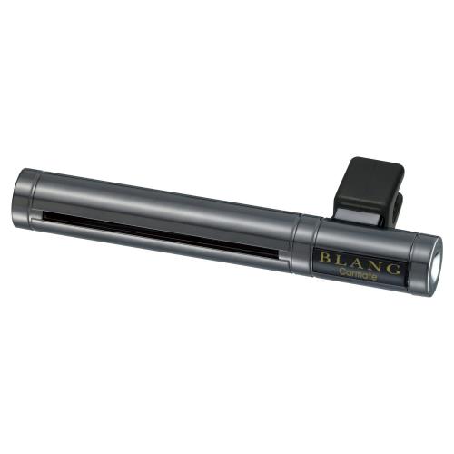 カーメイト(CARMATE) 車用 消臭芳香剤 ブラング エアスティック エアコン取付 ホワイトムスク ブラックメタリック/ゴールド 2g H208