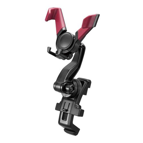 カーメイト(CARMATE) 車載スマホホルダー ロングアームタイプ エアコン取付 ウィングキャッチ スマホ置くだけ レッド SA30