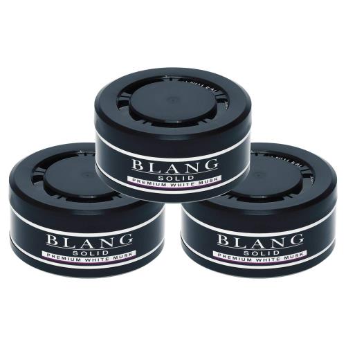 カーメイト(CARMATE) 車用 消臭芳香剤 ブラング ソリッド 置き型 詰替用 プレミアムホワイトムスク 60g×3個 G1831T