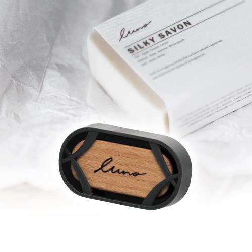 カーメイト(CARMATE) 車用 消臭 芳香剤 エアコン 取り付け型 ルーノ エアウッド グラン シルキーサボン H1582