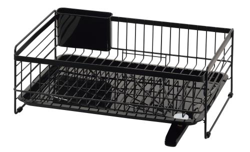 パール金属 水切りバスケット ワイド モデリエ ブラック HC-512