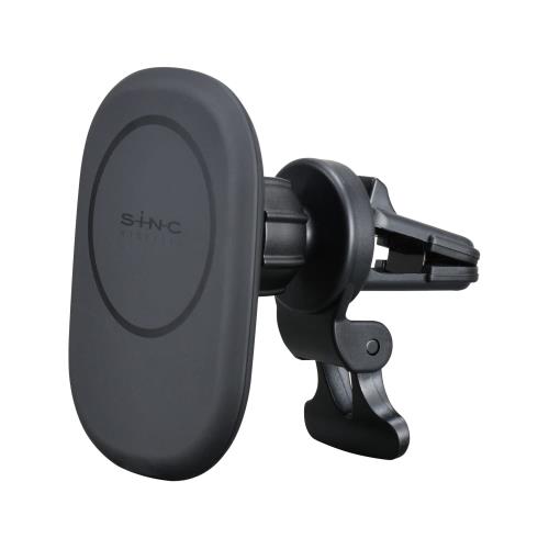 セイワ(SEIWA) 車内用品 ワイヤレス充電器付スマホホルダー Magsafe対応 D601 Apple Iphone12以降用専用 エアコン取付 Quick...