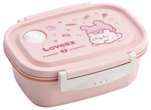 スケーター(Skater) ラク軽 軽い 弁当箱 M 550ml レンジ対応 シール容器 保存容器 日本製 らぶいーず XPM4-A