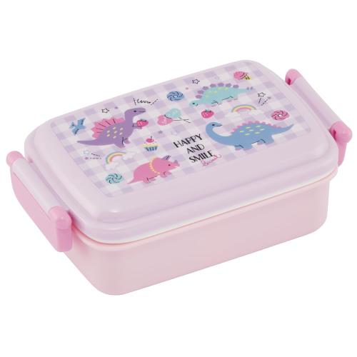 スケーター(Skater) 子供用 お弁当箱 1段 450ml ふわっと盛れるドーム型 ハッピー&スマイル レインボー 抗菌 子供用 日本製 RBF3ANAG-A
