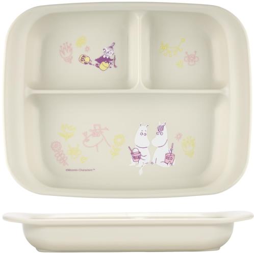 スケーター(Skater) ベビー食器 ランチプレート 子供用 抗菌 プラスチック製 470ml ムーミン ペイント XP7AG-A