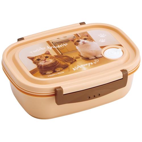 スケーター(Skater) ラク軽 軽い 弁当箱 L 720ml レンジ対応 シール容器 保存容器 茶太郎ときなこ XPM5-A