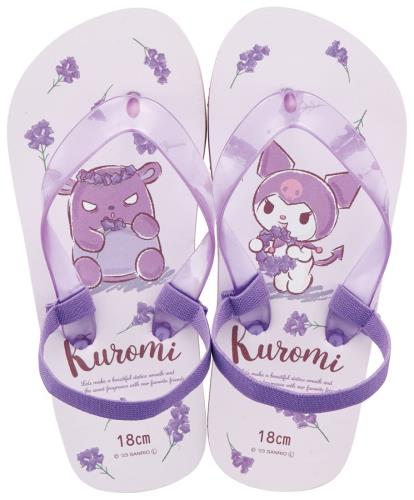 スケーター(Skater) キッズ ビーチサンダル クロミ フラワーアート サンリオ 18cm SDBE18-A