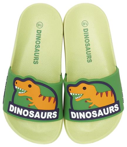 スケーター(Skater) キッズ ディノサウルス 恐竜 ビーチサンダル EVA サンダル 子供用 18cm 5-6才 SDSH18-A グリーン