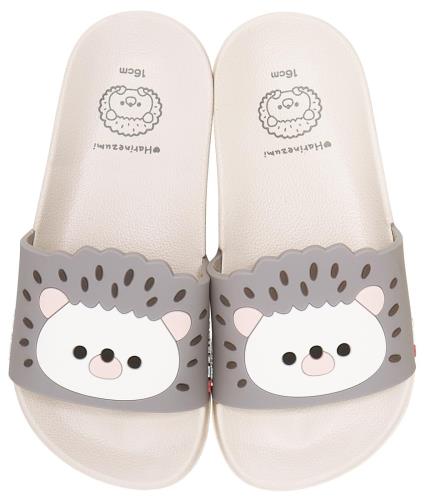 スケーター(Skater) EVA サンダル 子供用 キッズ シャワーサンダル 15cm 2-3才 ポンポンズ ハリネズミ ビーチサンダル SDSH15-A