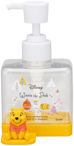 スケーター(Skater) マスコット付 ソープ ディスペンサー 角型 250ml ディズニー くまのプーさん BSSD1-A