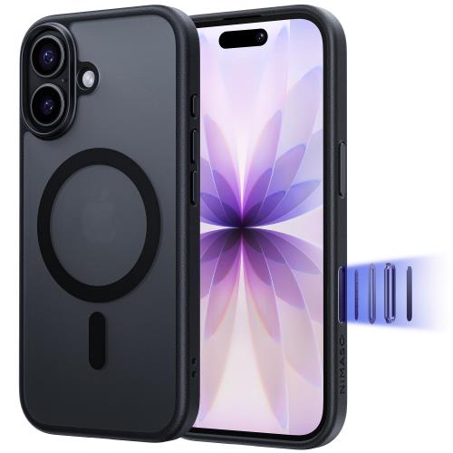 NIMASO iPhone 17 用 ケース MagSafeアクセサリー対応 スマホケース マグセーフ カバー 滑り止め マット仕上げ 全面保護 iPhone17用 耐衝撃 米軍MIL規格取得 ワイヤレス充電 カメラコントロールカバー ストラップホール付き 携帯スマホケース アイフォン17対応 （6.3インチ）