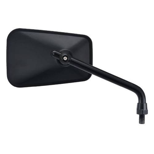 デイトナ(Daytona) バイク ミラー 10mm 正ネジ 耐振 広角 ハイビジミラー クラシック ロー ブラック 左..